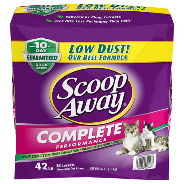 Scoop Away Complete Low Dust Cat Litter Bag 42 lbs Bitplaza Inc